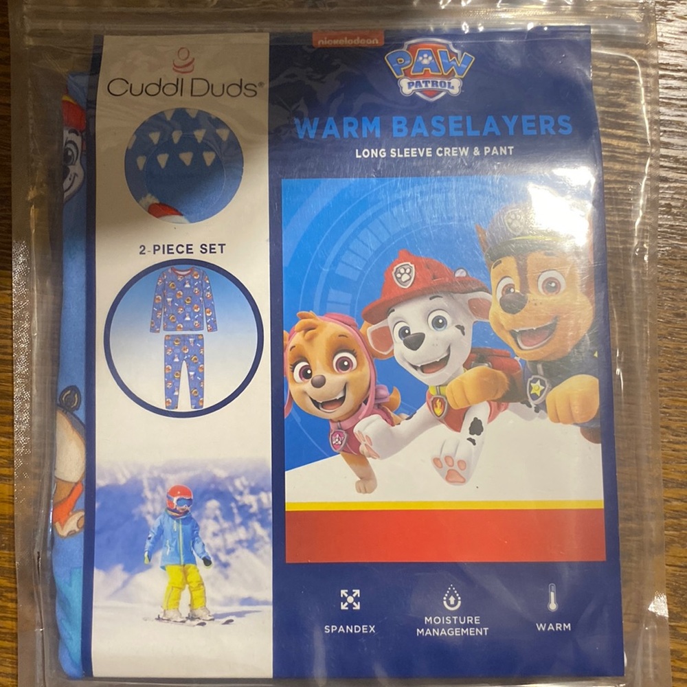Brand new size 5t warm base layers